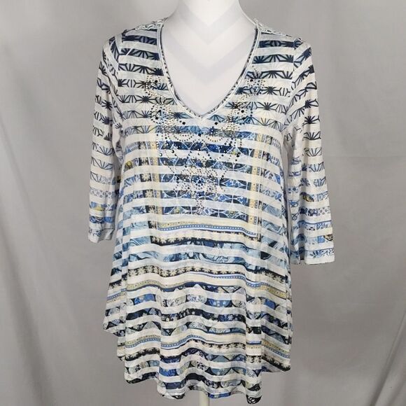 Live & Let Live Studded Blouse - Picture 1 of 8